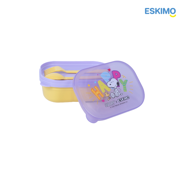 กล่องอาหาร+ช้อน/ส้อม | สินค้ามีสต็อกพร้อมส่ง Eskimo