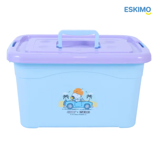 กล่องเก็บของอเนกประสงค์ Snoopy | สินค้ามีสต็อกพร้อมส่ง Eskimo